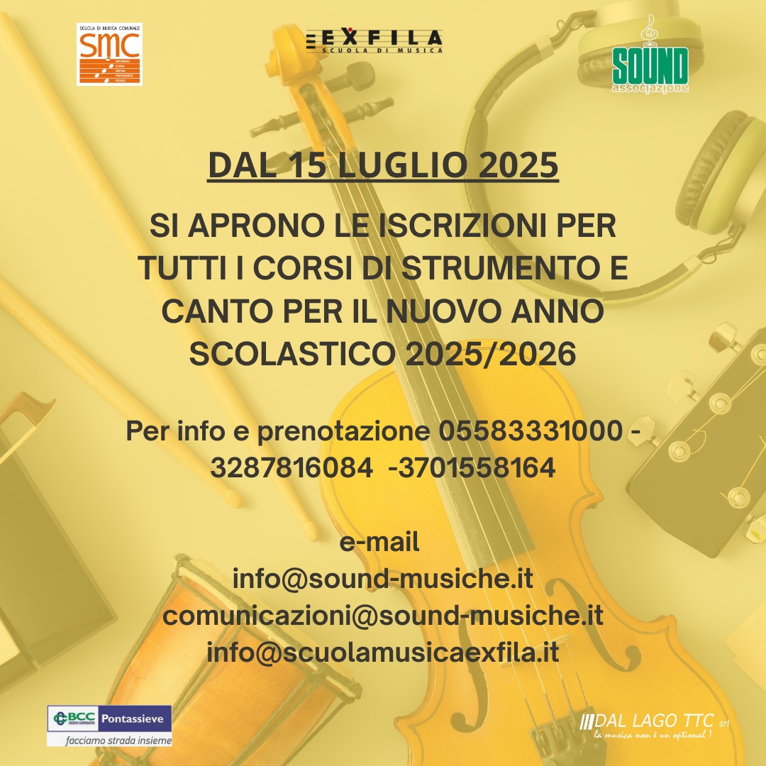 Apertura iscrizioni AS 2025/2026