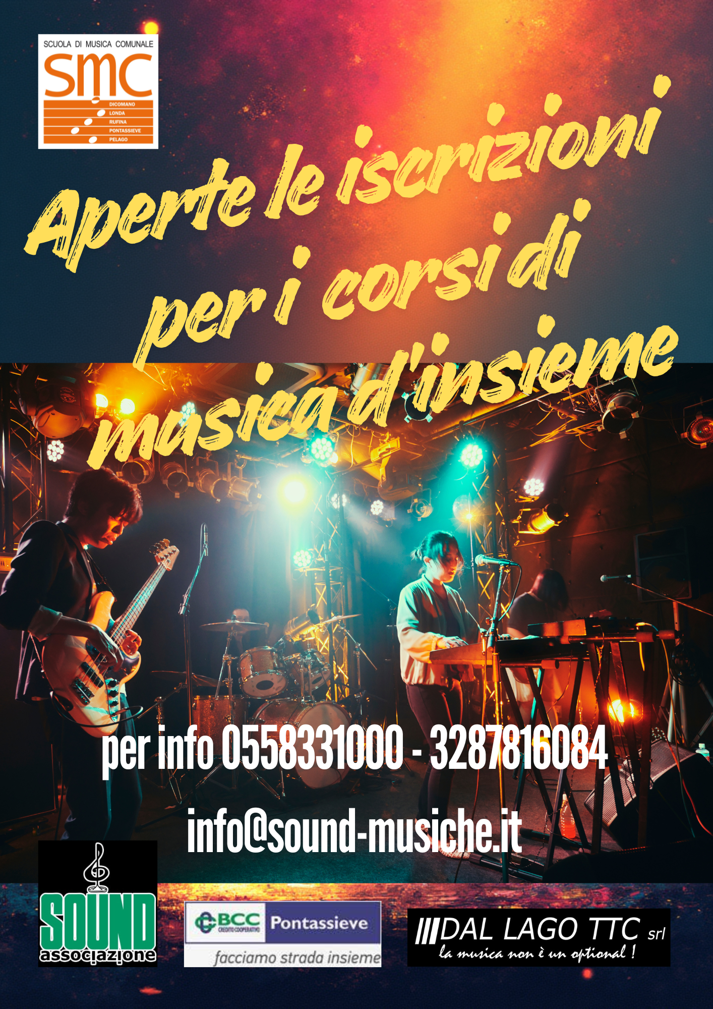 Sono aperte le iscrizioni per i corsi di musica d’insieme